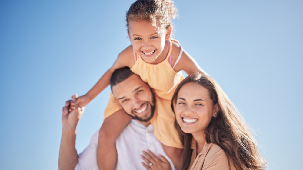 smiling family