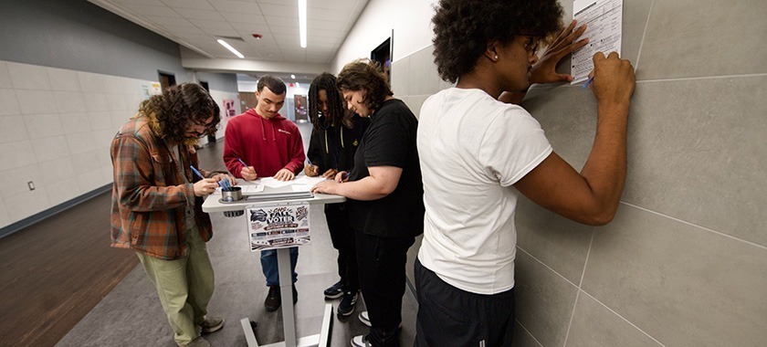 Voter registration effort at CHS 2026
