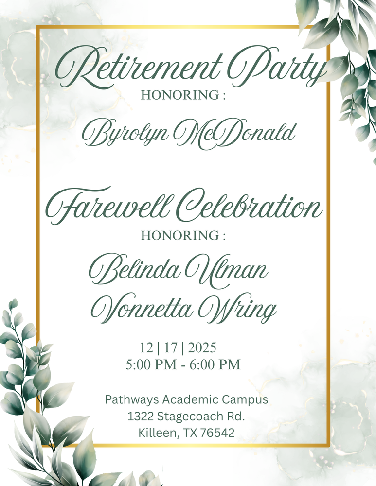 Retirement Party and Farewell Celebration