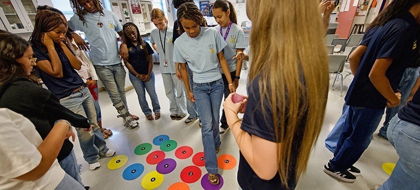 FFA workshop game at SHS