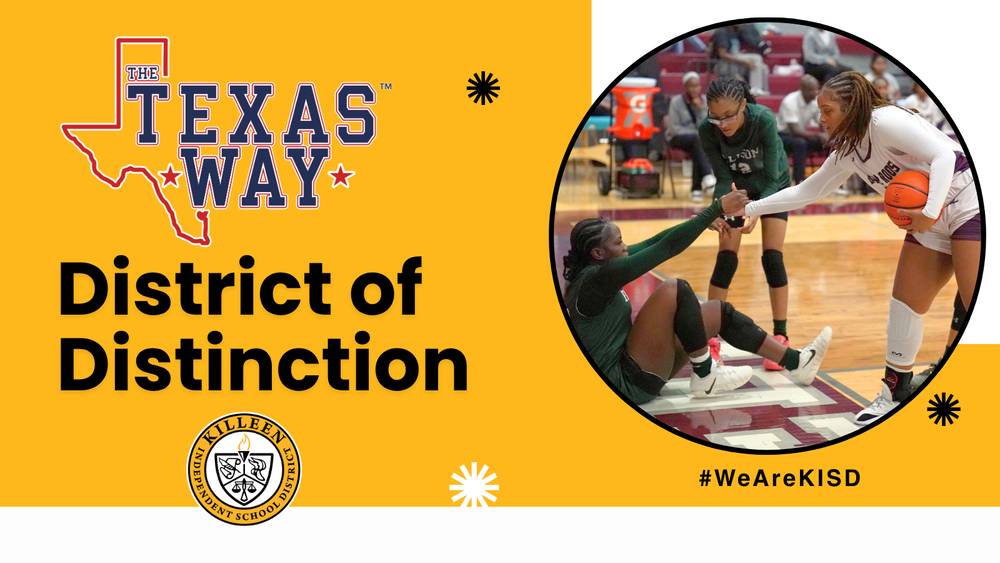 the texas way logo, district of distinction
