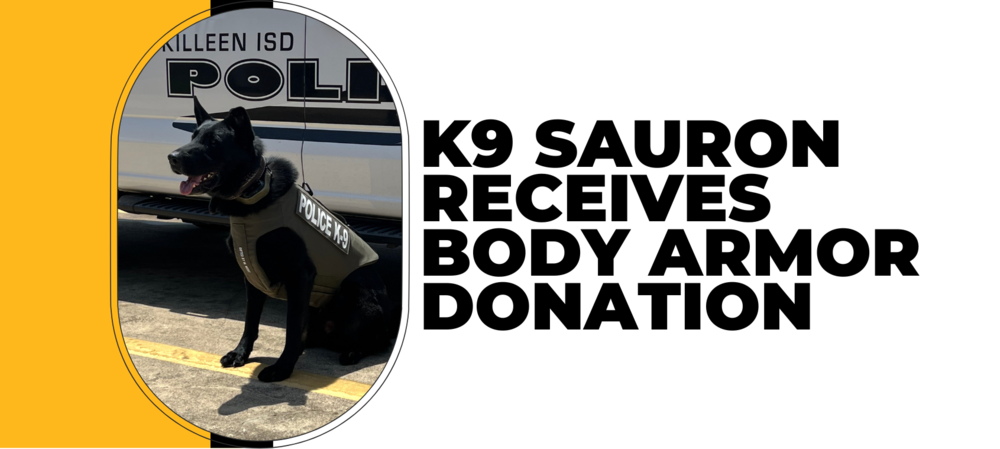 K9 Sauron receives body armor donation