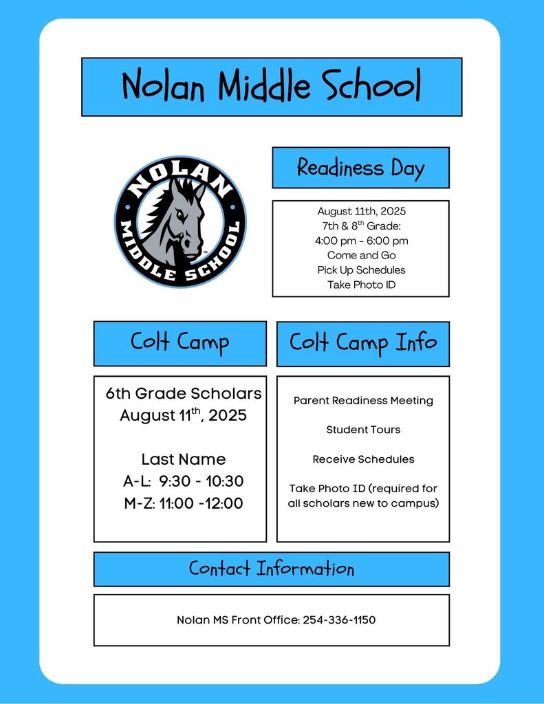 25-26 Colt Camp and Readiness Day 