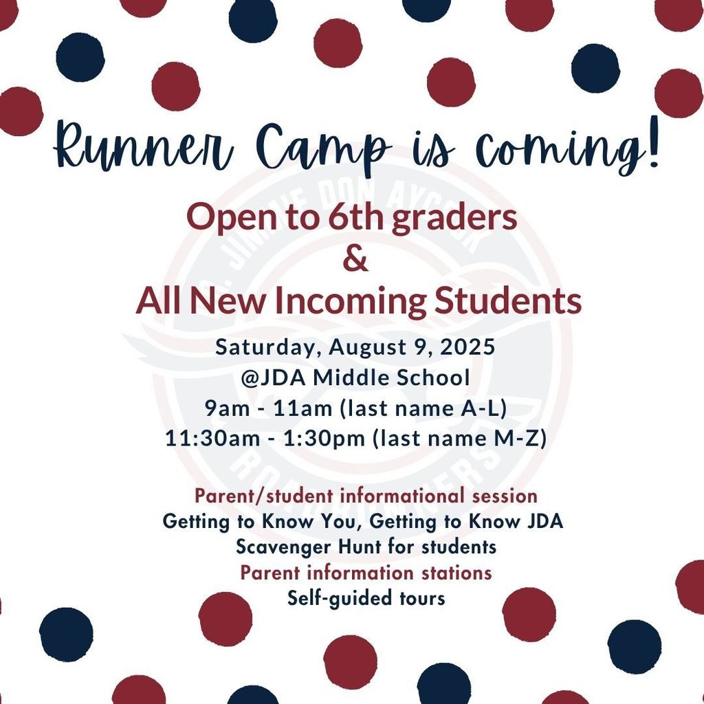 Runner Camp 2025 Information