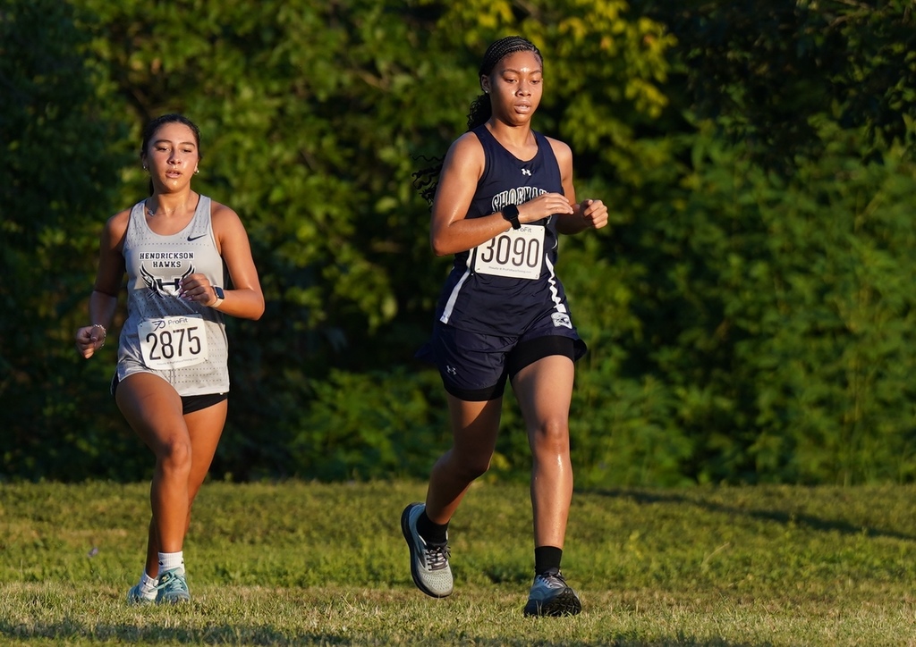 SHS cross country runner in action