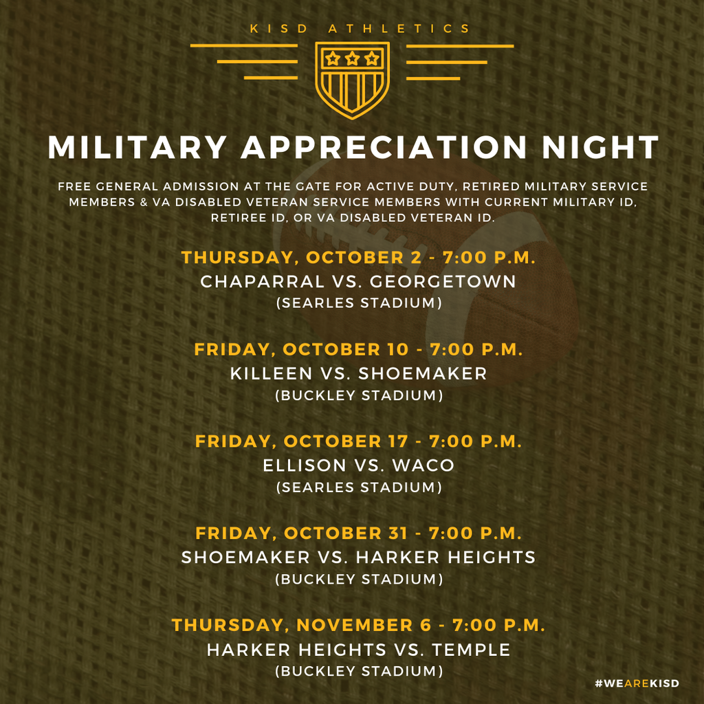 Military appreciation night