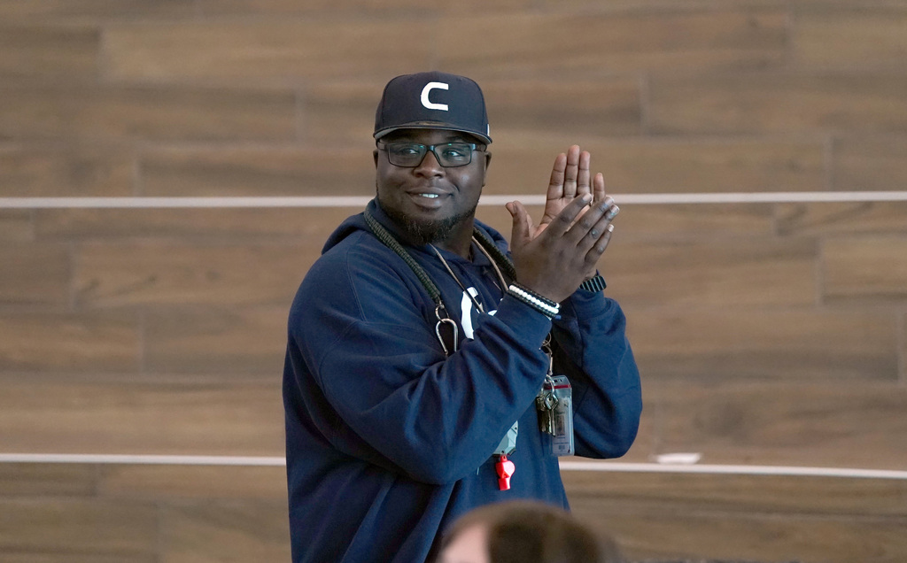 Chaparral football coach Tyrell McCrea