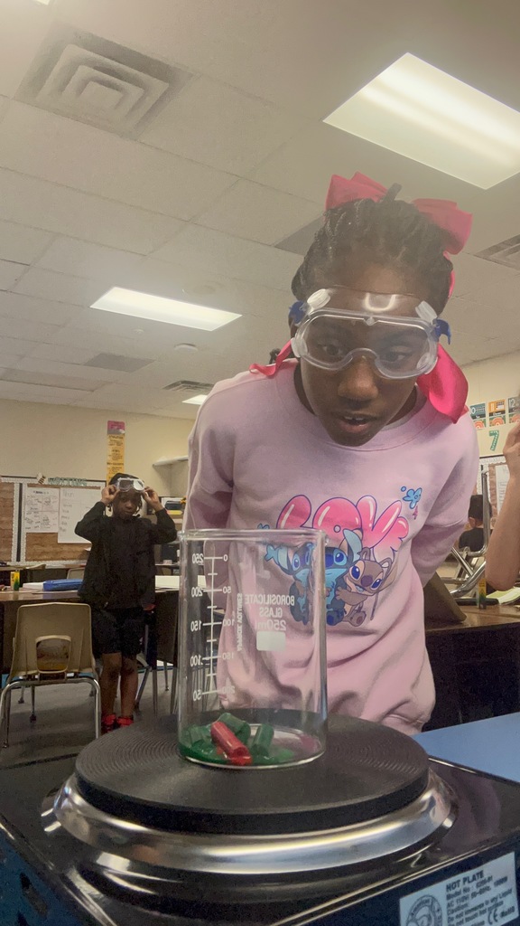 students observing temperatures changes of matter