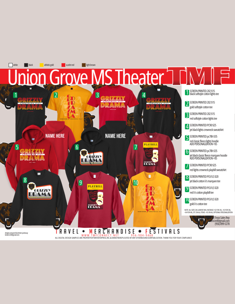 Theater Arts Spirit Sale!