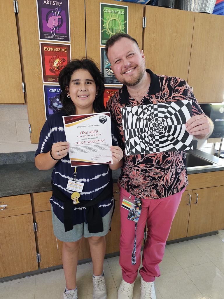 Chloe Spikerman with Mr. Love