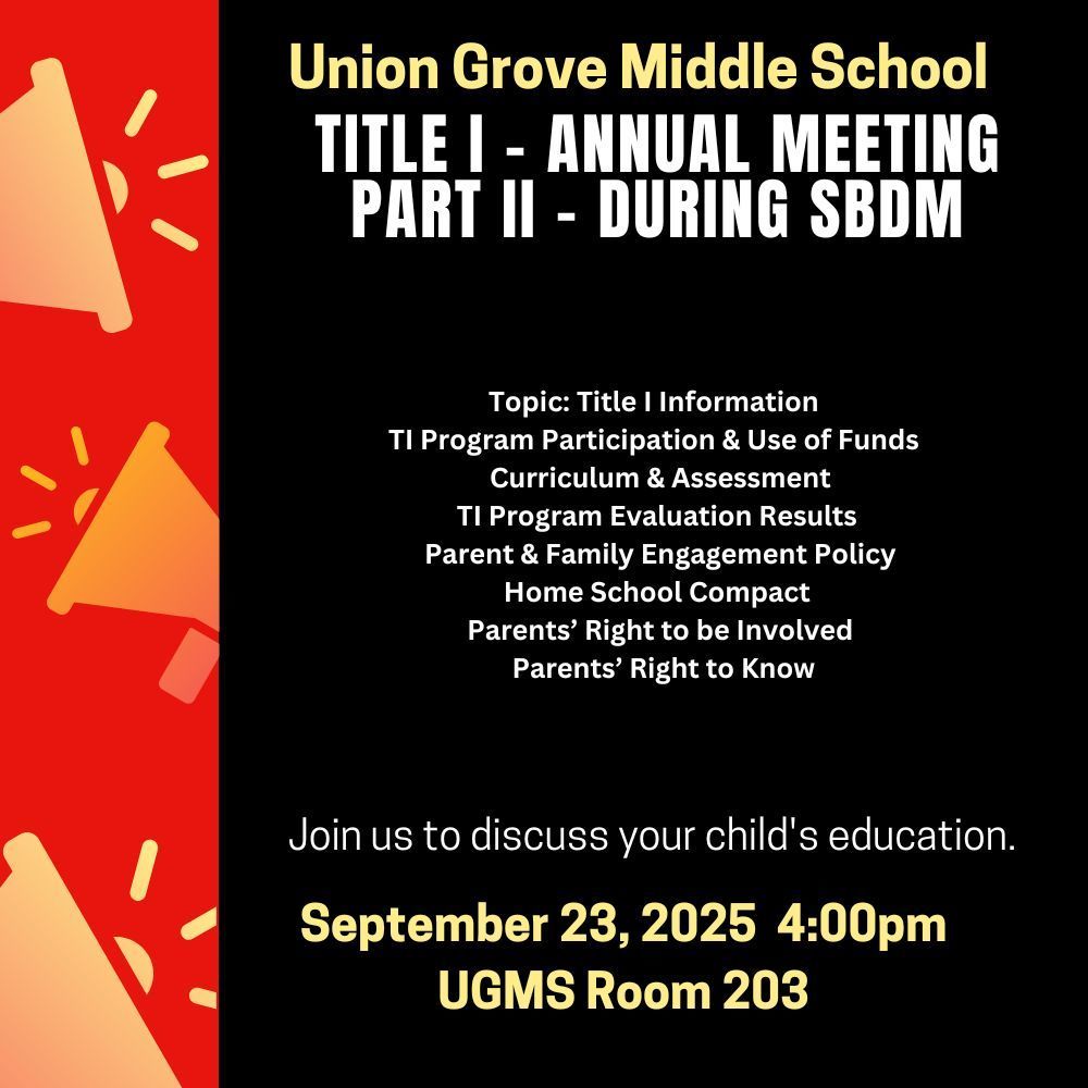 Title One Meeting Part II