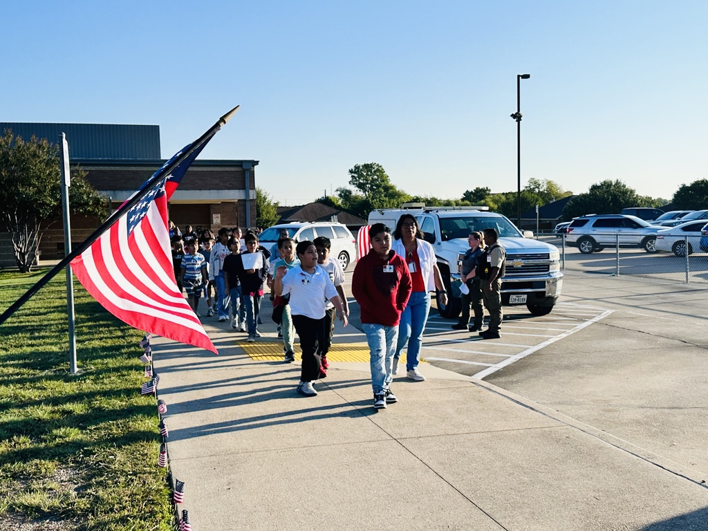 Students walking