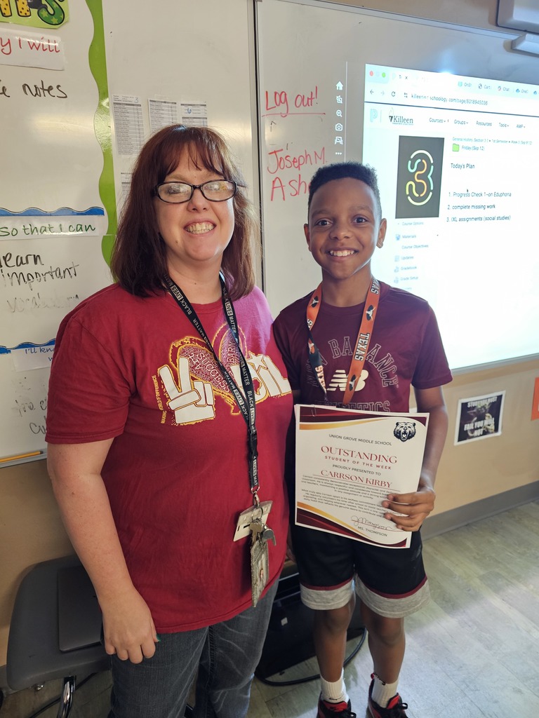 Ms. Thompson and Carrson