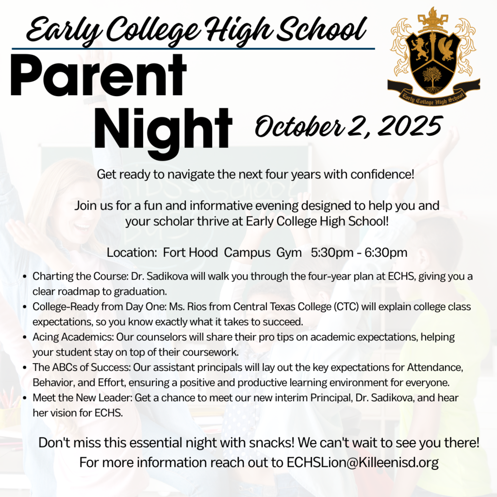 ECHS Parent Night