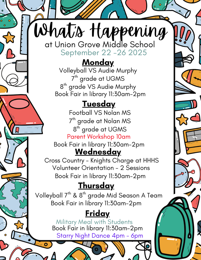 What's Happening this week