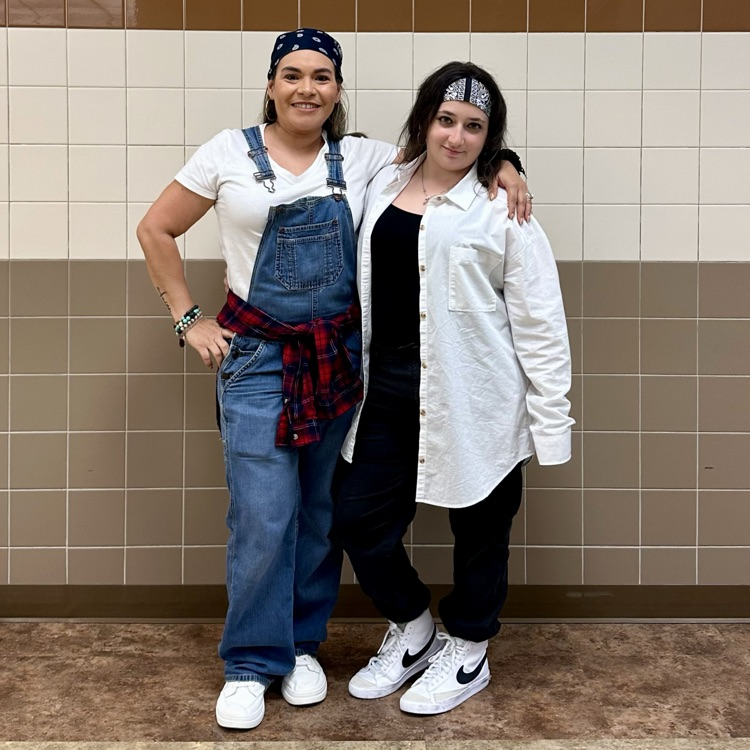 women dressed in 90s era