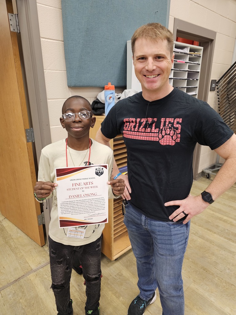 Daniel Osong with Mr. Magee