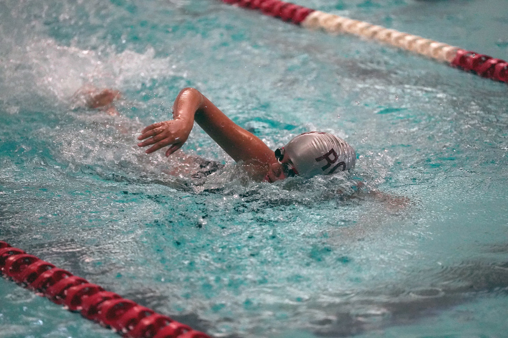 KHS swimmer in action