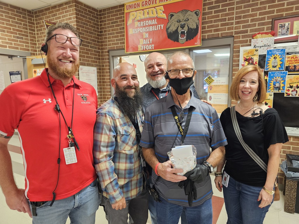 We appreciate Mr. Mike. He is always greeting staff and students every day.