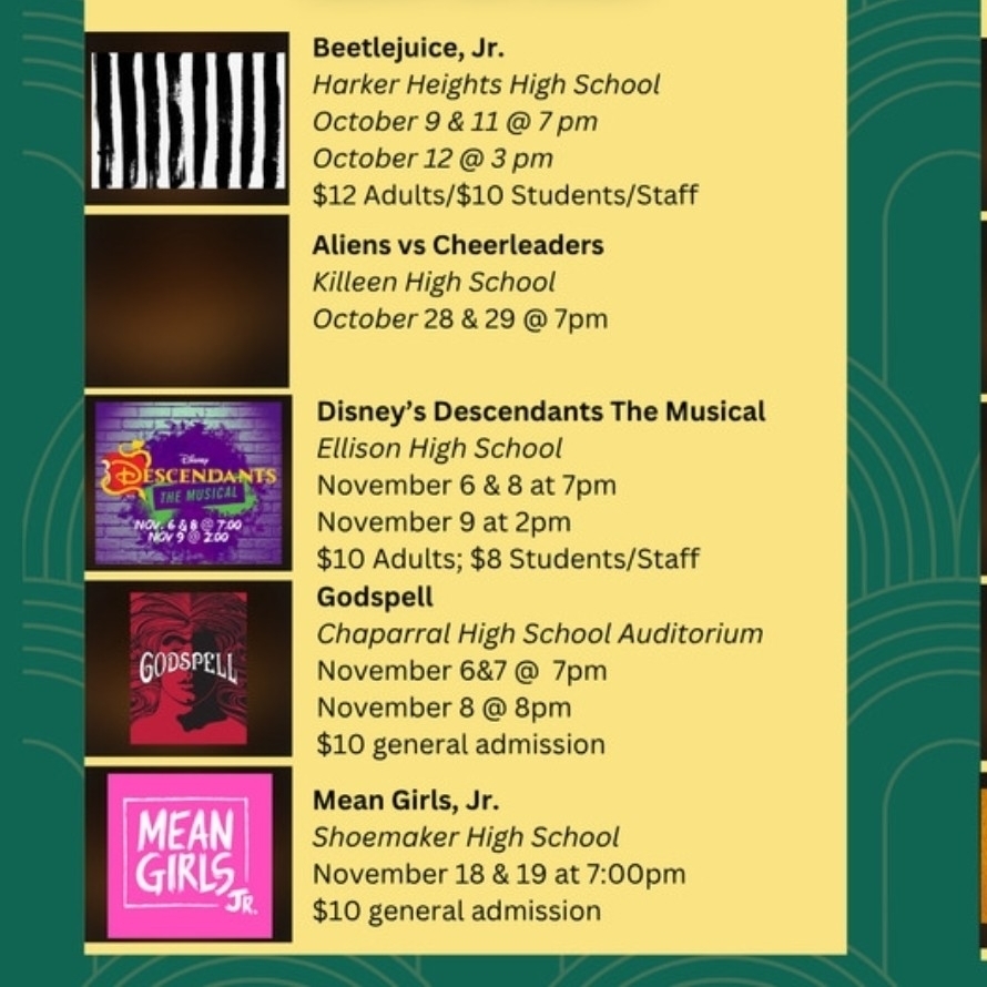 Fall Show Announcement HS