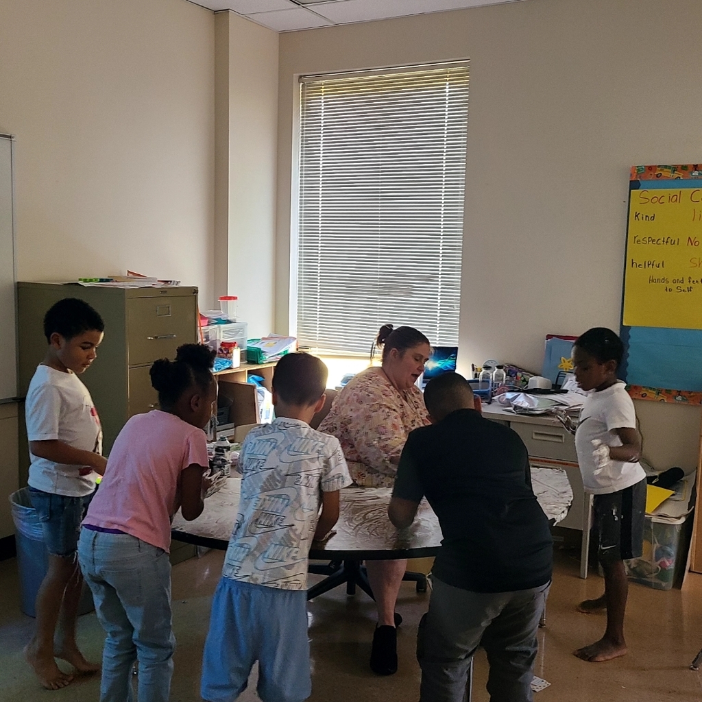 Teacher and students