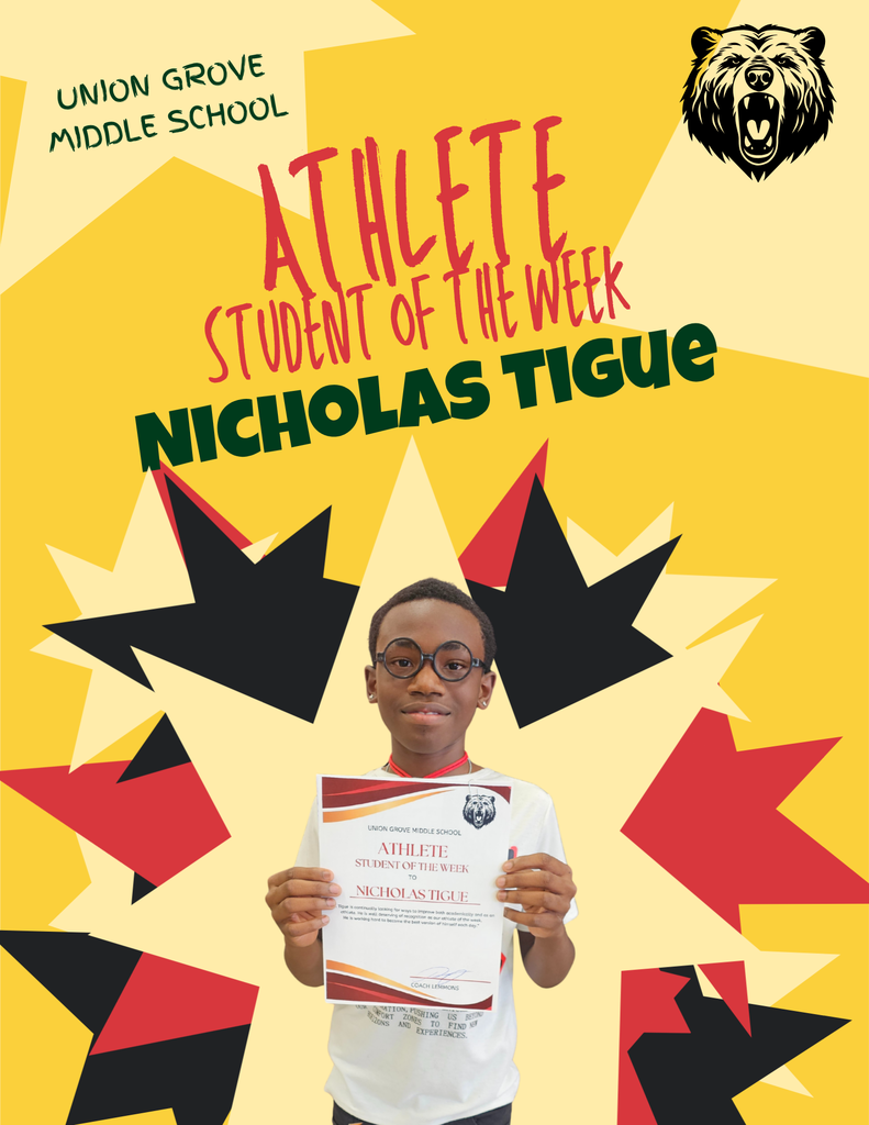 Athlete of the Week, Nicholas Tigue!