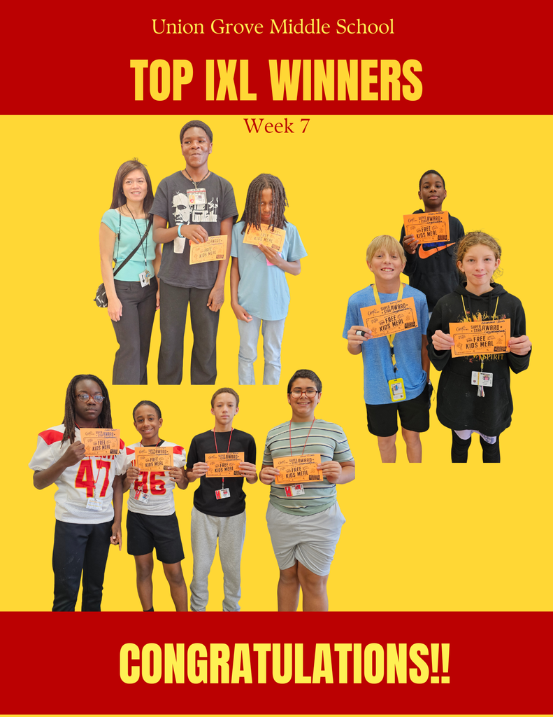 Congratulations to our Top 10 IXL students!