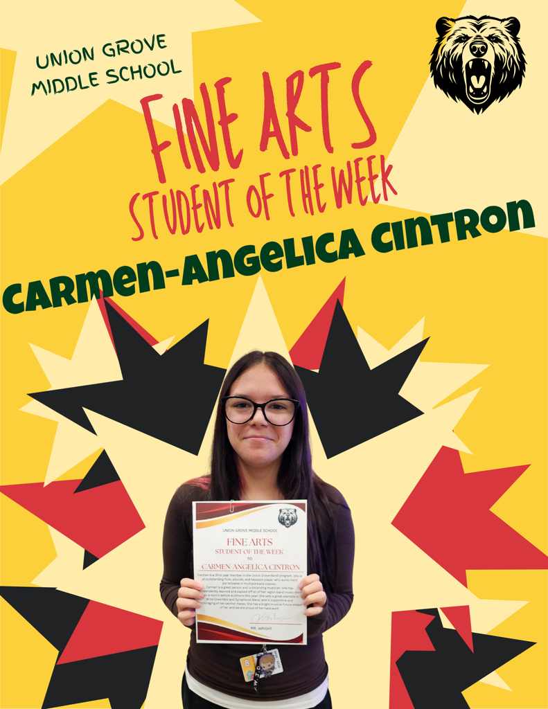 Fine Arts Student of the Week!