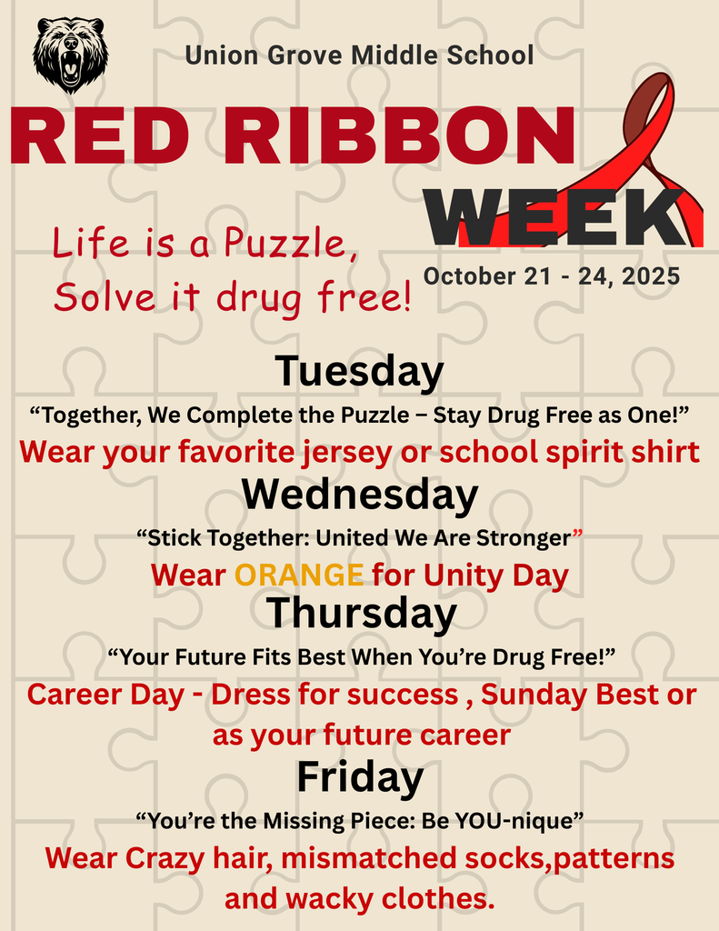 Red Ribbon Week!