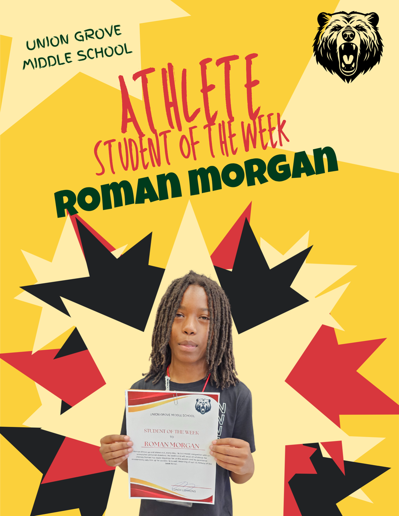 Roman Morgan is our Athlete Student of the Week!