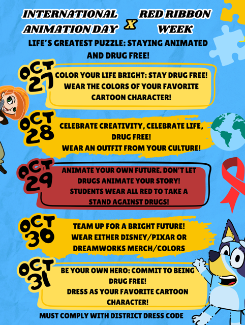 KCC Red Ribbon Week Oct. 27 - Oct. 31
