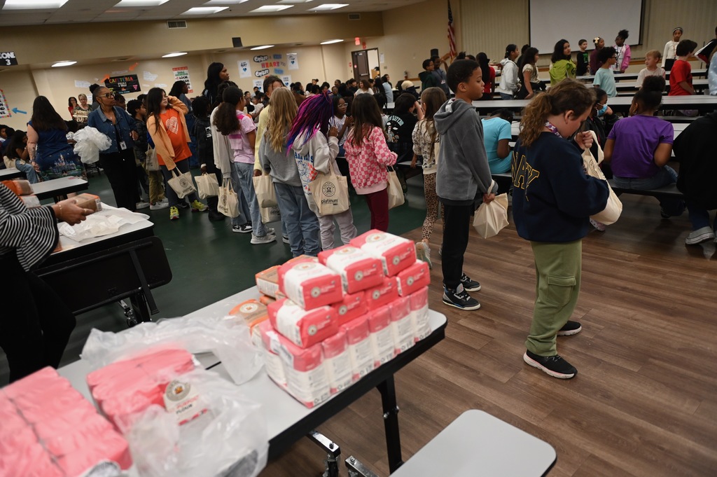 Reeces Creek ES baking bread