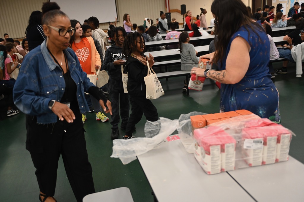 Reeces Creek ES baking bread