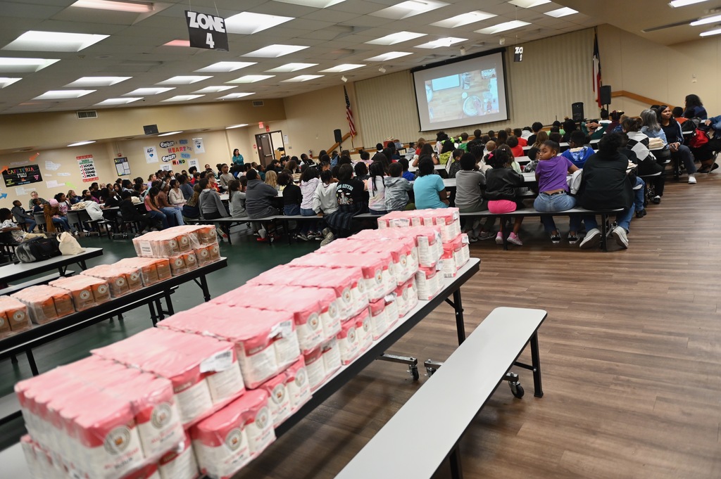 Reeces Creek ES baking bread