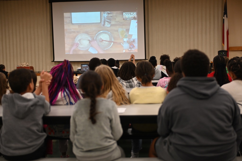 Reeces Creek ES baking bread