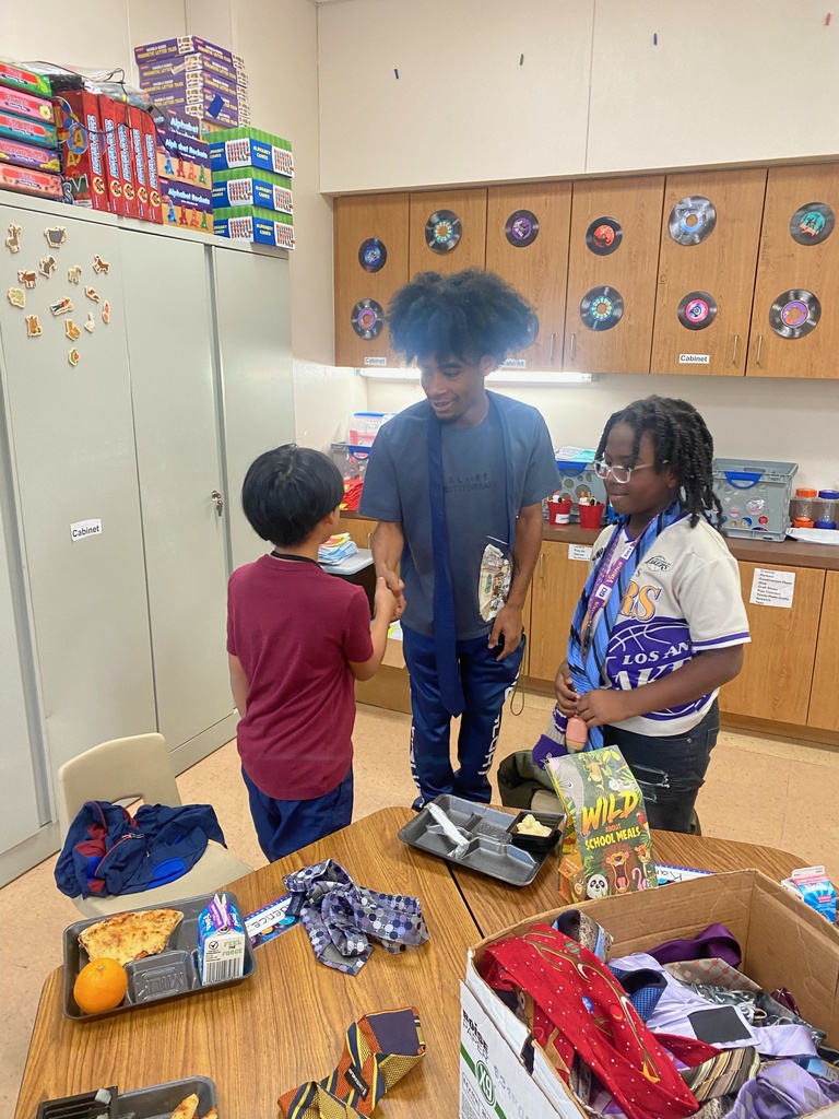 Students shaking hands