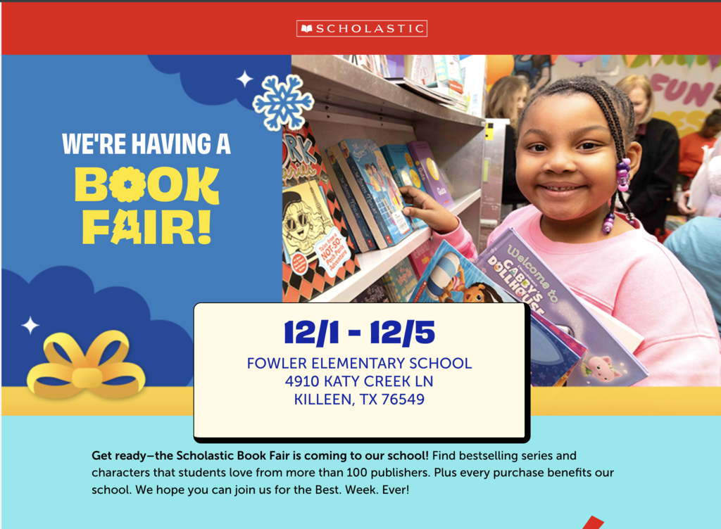 student at book fair