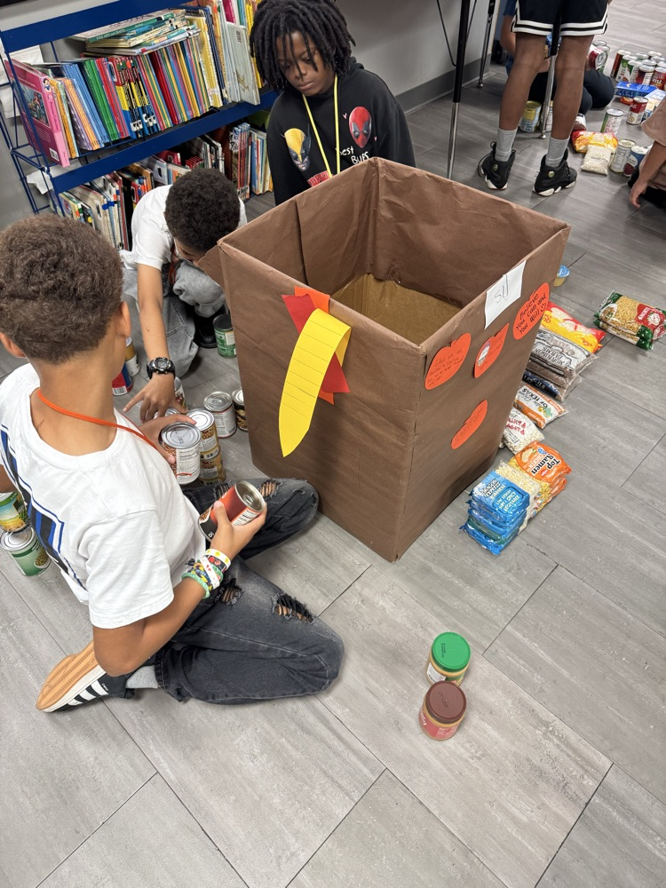 counting and organizing the food