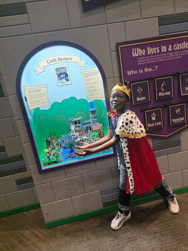 students exploring museum