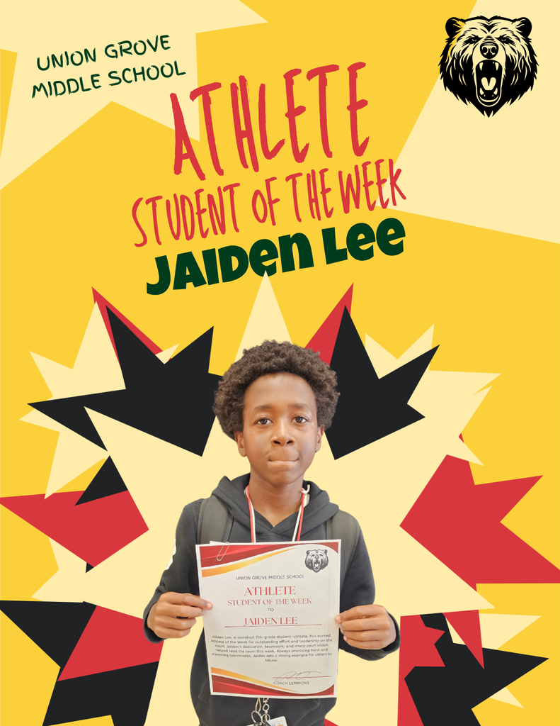 Athlete Student of the Week, Jaiden Lee!