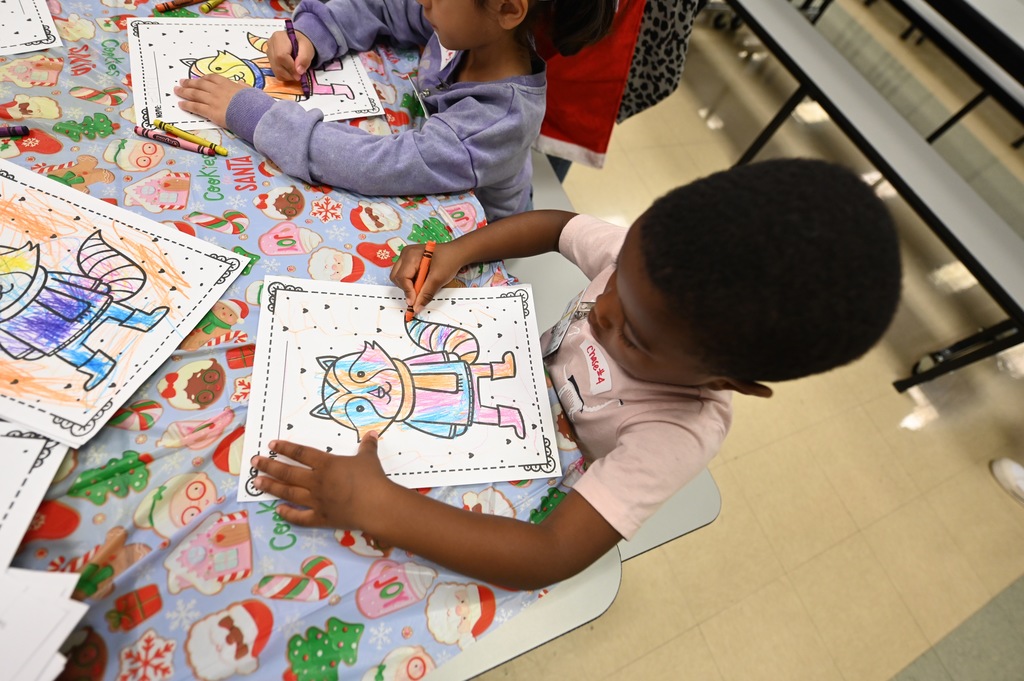 high attendance art day Iduma ES