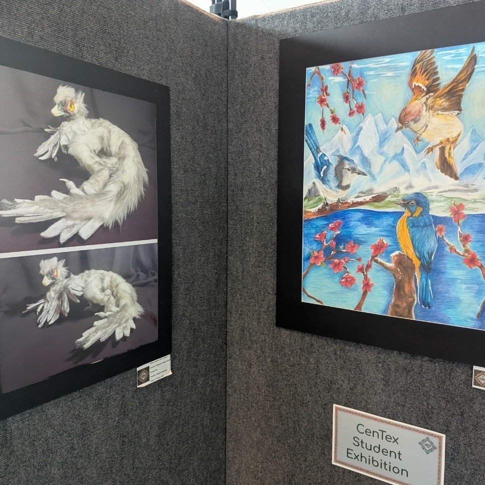 Artwork from Chaparral HS and Union Grove MS