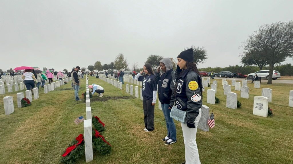 Student cadets from all five Killeen ISD Junior ROTC battalions participated Saturday in the annual Wreaths for Vets ceremony at the Central Texas State Veterans Cemetery. We are grateful for our 100-plus service-minded cadets and for the sacrifices of our fallen heroes.