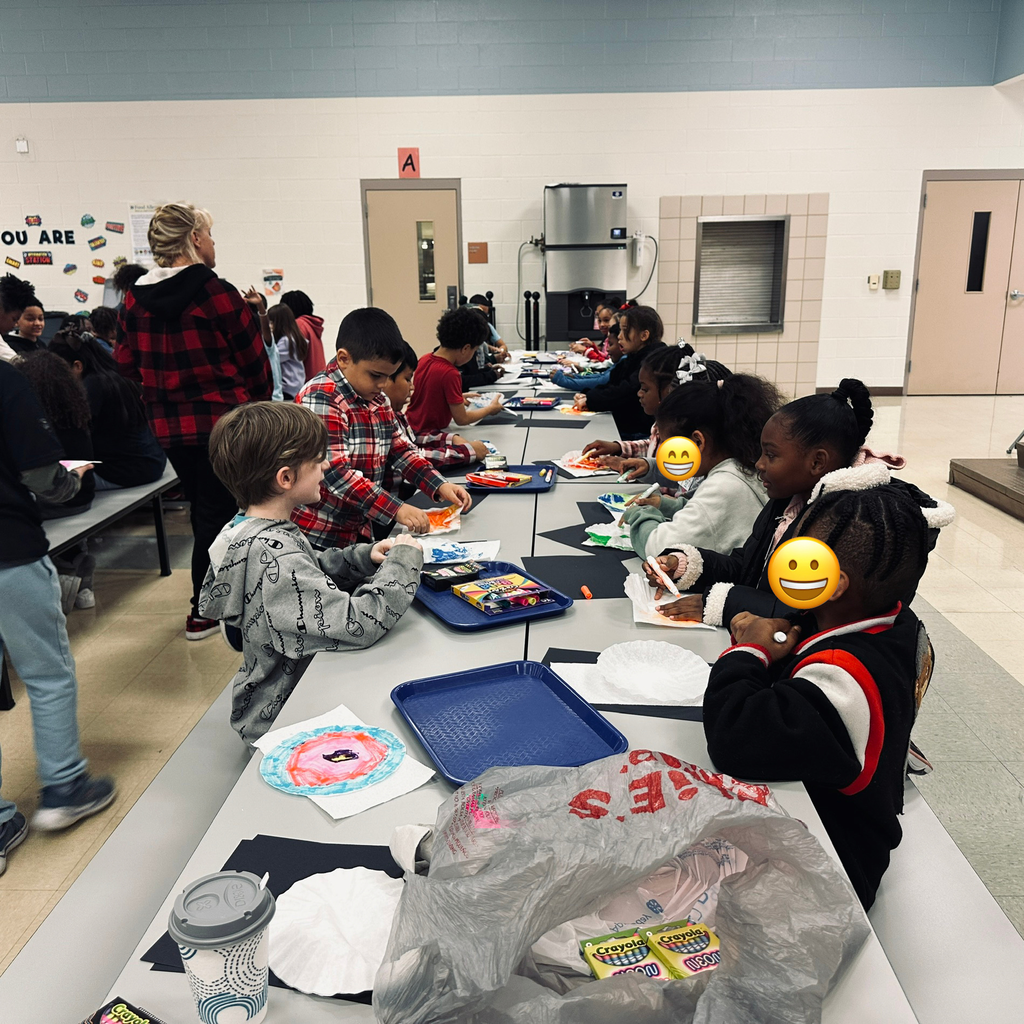 Students working