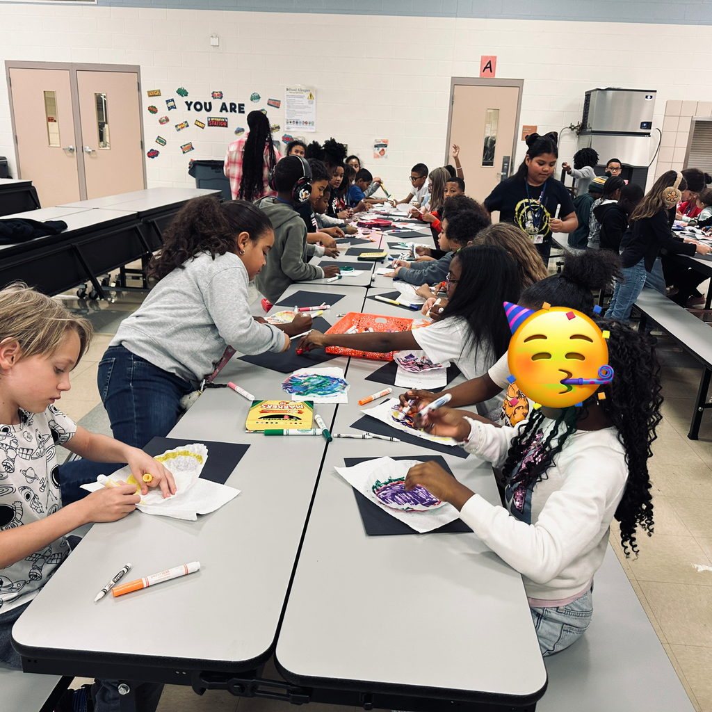 Students working