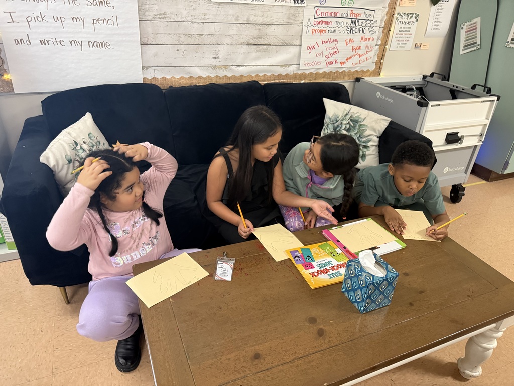 Students working together