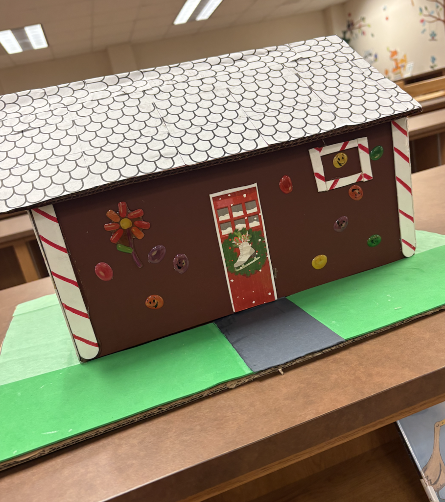 Cardboard Gingerbread House