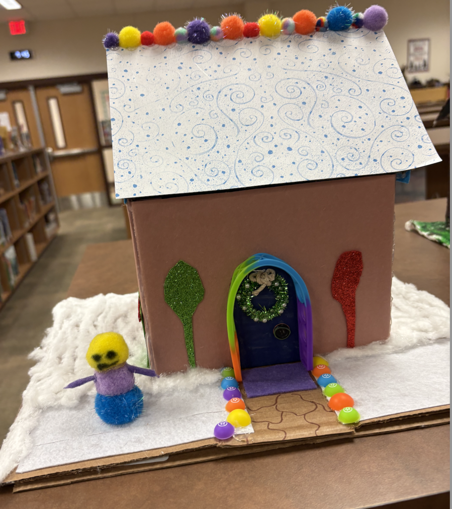 Cardboard Gingerbread House