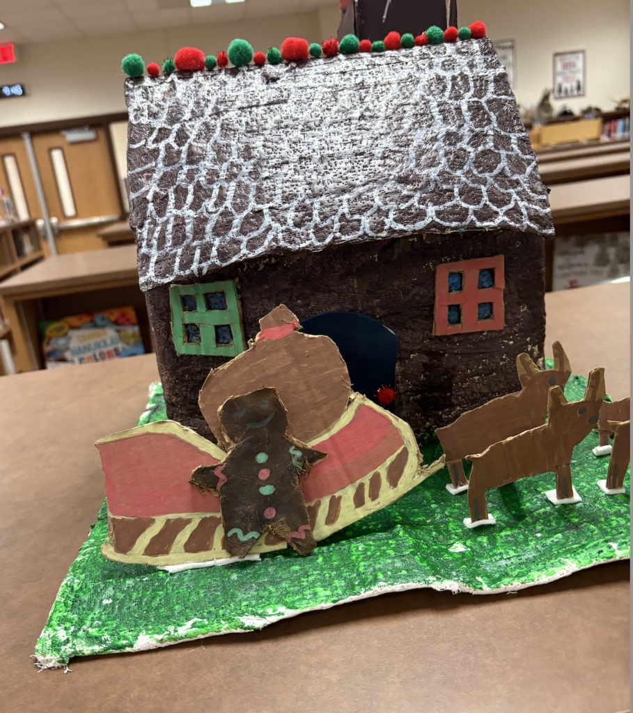 Cardboard Gingerbread House