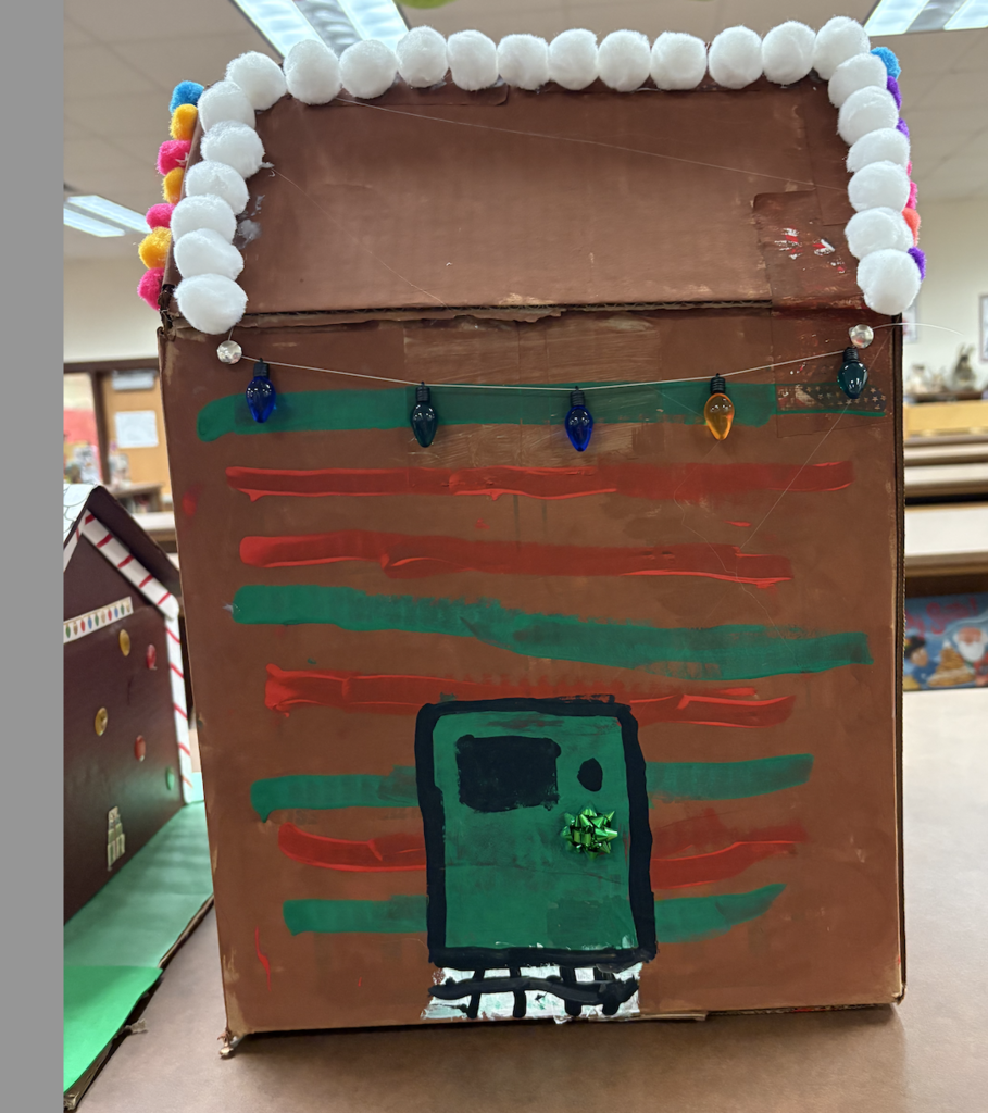 Cardboard Gingerbread House